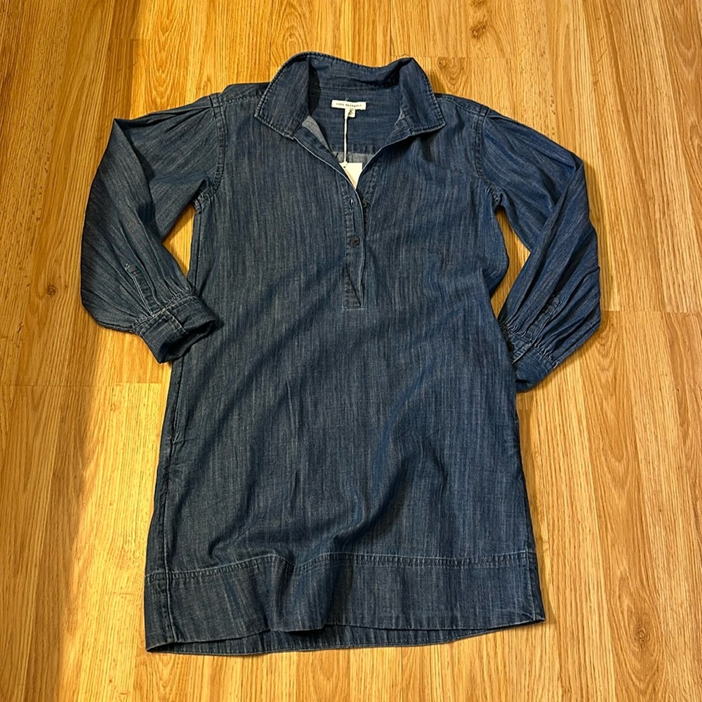 Denim dress with POCKETS